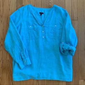 Talbots Linen blouse